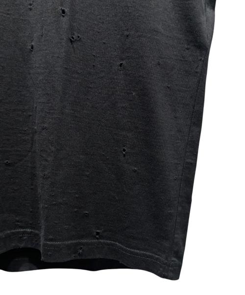 GIVENCHY（ジバンシィ）GIVENCHY (ジバンシィ) デストロイ加工ロゴTシャツ/BW700D3015 ブラック サイズ:XSの古着・服飾アイテム