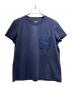 HERMES（エルメス）の古着「Mosaic H Logo Pocket T-Shirt/モザイクＨロゴポケットTシャツ/3E4620DL」｜ネイビー