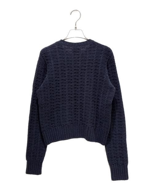 CHANEL（シャネル）CHANEL (シャネル) ココマークニット  ネイビー サイズ:36の古着・服飾アイテム