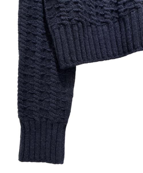 CHANEL（シャネル）CHANEL (シャネル) ココマークニット  ネイビー サイズ:36の古着・服飾アイテム