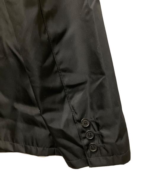 PRADA（プラダ）PRADA (プラダ) プレートロゴテーラードジャケット ブラック サイズ:46の古着・服飾アイテム