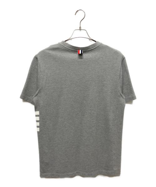 Thom Browne（トムブラウン）Thom Browne (トムブラウン) クラシック ピケ 4BAR Tシャツ グレー サイズ:3の古着・服飾アイテム