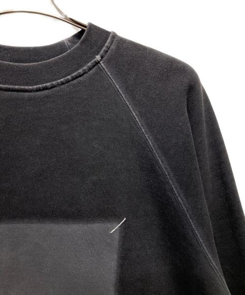 Maison Margiela（メゾンマルジェラ）Maison Margiela (メゾンマルジェラ) ガーメントダイ4ステッチ クルーネックスウェット ブラック サイズ:Sの古着・服飾アイテム