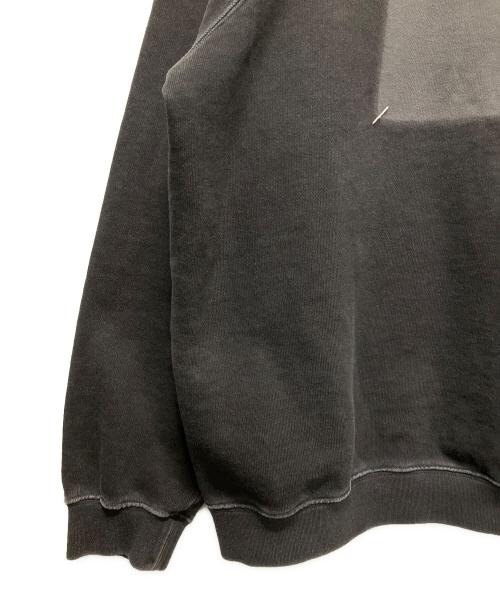 Maison Margiela（メゾンマルジェラ）Maison Margiela (メゾンマルジェラ) ガーメントダイ4ステッチ クルーネックスウェット ブラック サイズ:Sの古着・服飾アイテム