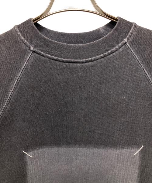Maison Margiela（メゾンマルジェラ）Maison Margiela (メゾンマルジェラ) ガーメントダイ4ステッチ クルーネックスウェット ブラック サイズ:Sの古着・服飾アイテム