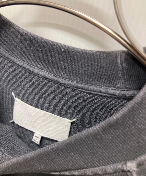 Maison Margiela（メゾンマルジェラ）Maison Margiela (メゾンマルジェラ) ガーメントダイ4ステッチ クルーネックスウェット ブラック サイズ:Sの古着・服飾アイテム