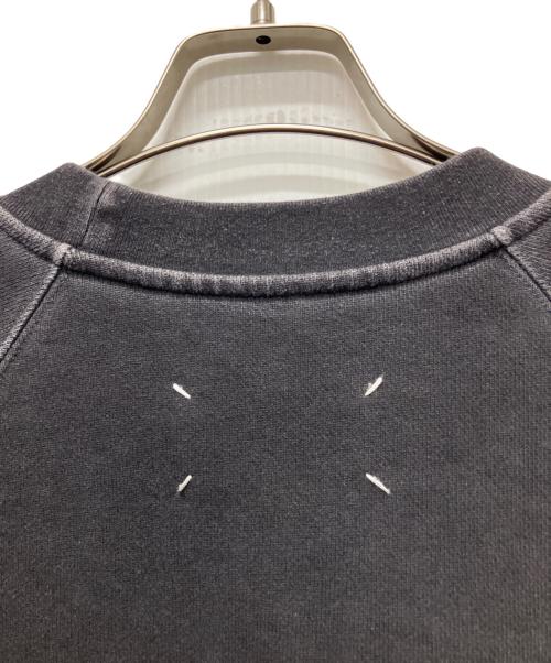 Maison Margiela（メゾンマルジェラ）Maison Margiela (メゾンマルジェラ) ガーメントダイ4ステッチ クルーネックスウェット ブラック サイズ:Sの古着・服飾アイテム