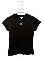 LOEWEロエベ）の古着「アナグラム スモールフィットTシャツ」｜ブラック