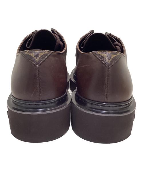 LOUIS VUITTON（ルイ ヴィトン）LOUIS VUITTON (ルイ ヴィトン) レンジャーラインモノグラムダービーシューズ ブラウン サイズ:10の古着・服飾アイテム