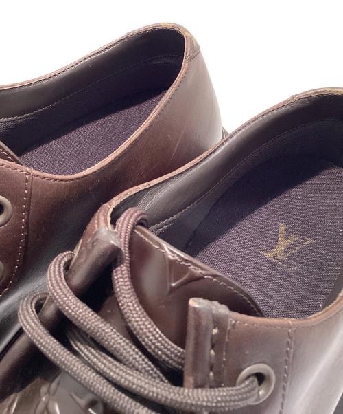 LOUIS VUITTON（ルイ ヴィトン）LOUIS VUITTON (ルイ ヴィトン) レンジャーラインモノグラムダービーシューズ ブラウン サイズ:10の古着・服飾アイテム