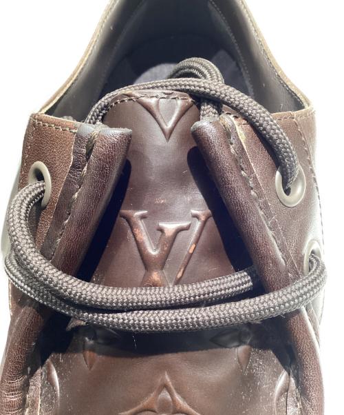 LOUIS VUITTON（ルイ ヴィトン）LOUIS VUITTON (ルイ ヴィトン) レンジャーラインモノグラムダービーシューズ ブラウン サイズ:10の古着・服飾アイテム