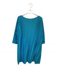 PLEATS PLEASE（プリーツプリーズ）の古着「ワンピース」｜ブルー