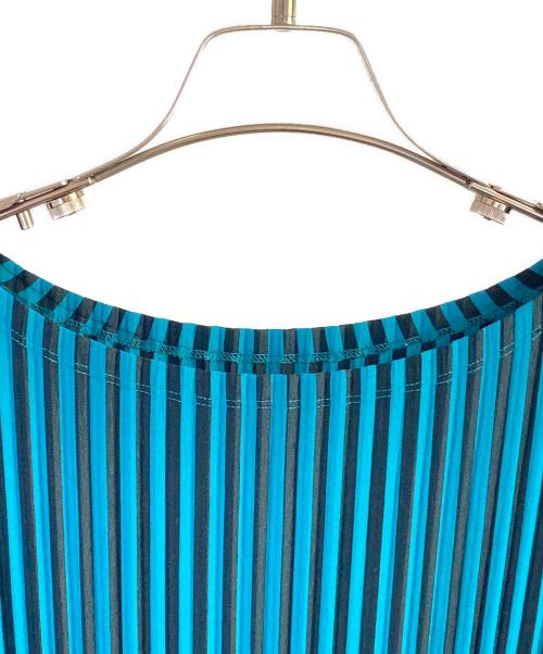 PLEATS PLEASE（プリーツプリーズ）PLEATS PLEASE (プリーツプリーズ) ワンピース ブルー サイズ:3の古着・服飾アイテム