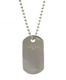 TIFFANY & Co.（ティファニー）の古着「ドックタグ ボールチェーン ロングネックレス」