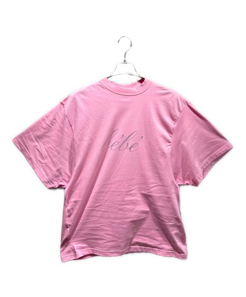 BALENCIAGA（バレンシアガ）BALENCIAGA (バレンシアガ) ロゴTシャツ ピンク サイズ:1の古着・服飾アイテム