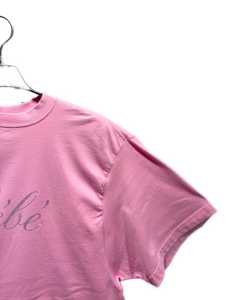 BALENCIAGA（バレンシアガ）BALENCIAGA (バレンシアガ) ロゴTシャツ ピンク サイズ:1の古着・服飾アイテム