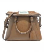Maison Margielaメゾンマルジェラ）の古着「5ACショルダーバッグ/5AC Shoulder Bag Mini Iconic Top Handle Crossbody Leather」｜ブラウン