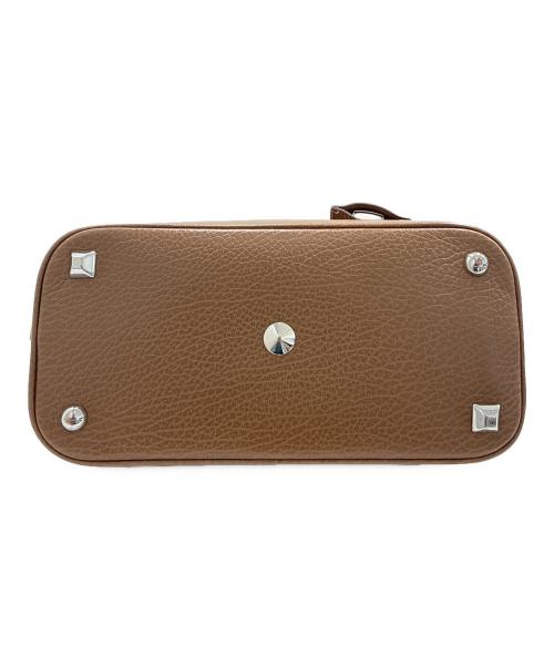 Maison Margiela（メゾンマルジェラ）Maison Margiela (メゾンマルジェラ) 5ACショルダーバッグ/5AC Shoulder Bag Mini Iconic Top Handle Crossbody Leather ブラウンの古着・服飾アイテム