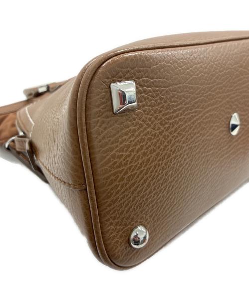 Maison Margiela（メゾンマルジェラ）Maison Margiela (メゾンマルジェラ) 5ACショルダーバッグ/5AC Shoulder Bag Mini Iconic Top Handle Crossbody Leather ブラウンの古着・服飾アイテム