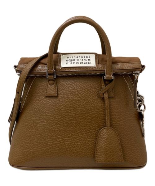 Maison Margiela（メゾンマルジェラ）Maison Margiela (メゾンマルジェラ) 5ACショルダーバッグ　ミニ ブラウン サイズ:ミニの古着・服飾アイテム