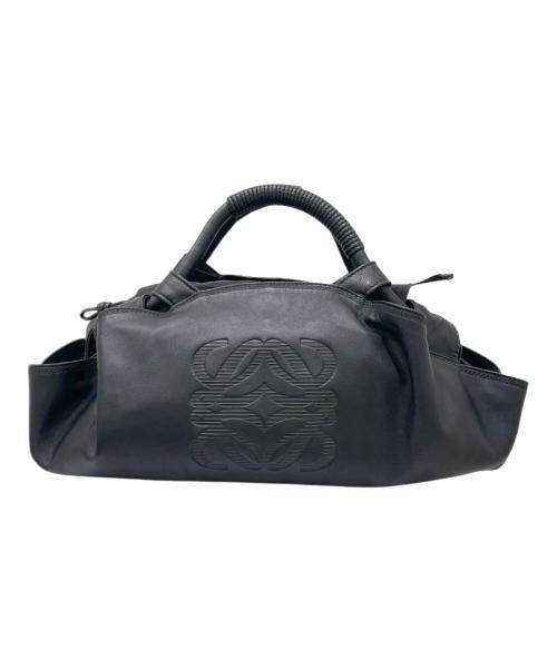 LOEWE（ロエベ）LOEWE (ロエベ) ナッパアイレ ハンドバッグ ブラックの古着・服飾アイテム