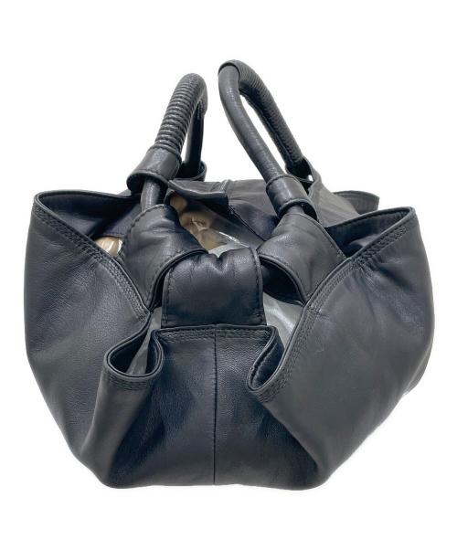 LOEWE（ロエベ）LOEWE (ロエベ) ナッパアイレ ハンドバッグ ブラックの古着・服飾アイテム