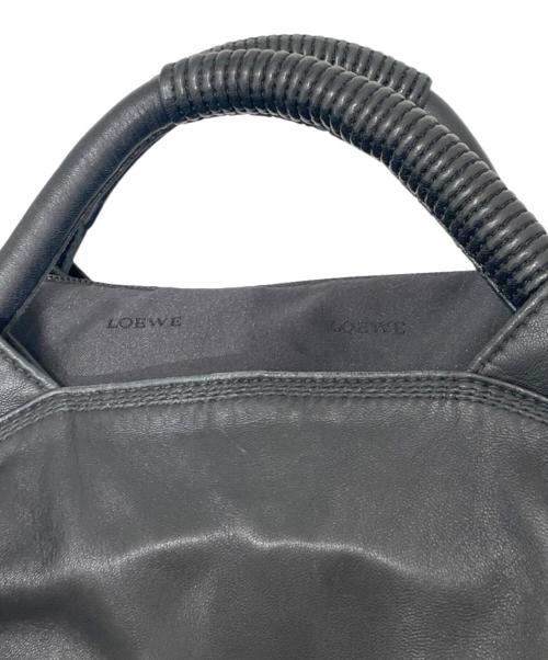 LOEWE（ロエベ）LOEWE (ロエベ) ナッパアイレ ハンドバッグ ブラックの古着・服飾アイテム