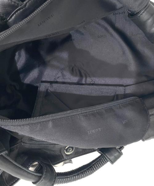 LOEWE（ロエベ）LOEWE (ロエベ) ナッパアイレ ハンドバッグ ブラックの古着・服飾アイテム