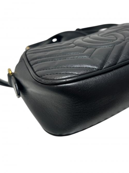 GUCCI（グッチ）GUCCI (グッチ) ショルダーバッグ/447632 ブラック×ゴールド金具 サイズ:-の古着・服飾アイテム