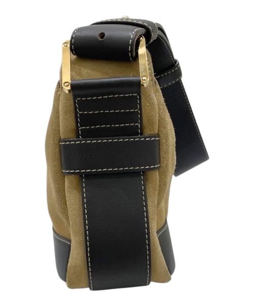 LOEWE（ロエベ）LOEWE (ロエベ) アナグラム スウェードショルダーバッグの古着・服飾アイテム