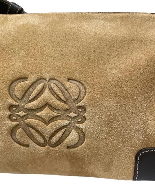 LOEWE（ロエベ）LOEWE (ロエベ) アナグラム スウェードショルダーバッグの古着・服飾アイテム