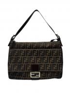 FENDIフェンディ）の古着「ズッカ ワンショルダーバッグ」｜ブラウン×ブラック