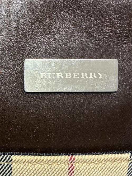 BURBERRY（バーバリー）BURBERRY (バーバリー) ノバチェックボストンバッグ ベージュ×ブラウン サイズ:-の古着・服飾アイテム