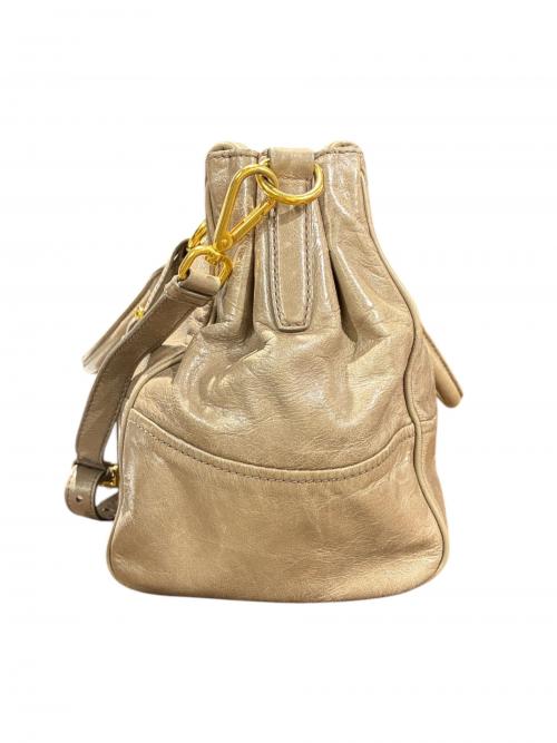 PRADA（プラダ）PRADA (プラダ) 2WAYショルダーバッグ グレーの古着・服飾アイテム