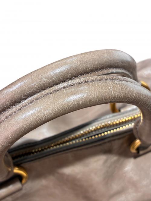 PRADA（プラダ）PRADA (プラダ) 2WAYショルダーバッグ グレーの古着・服飾アイテム