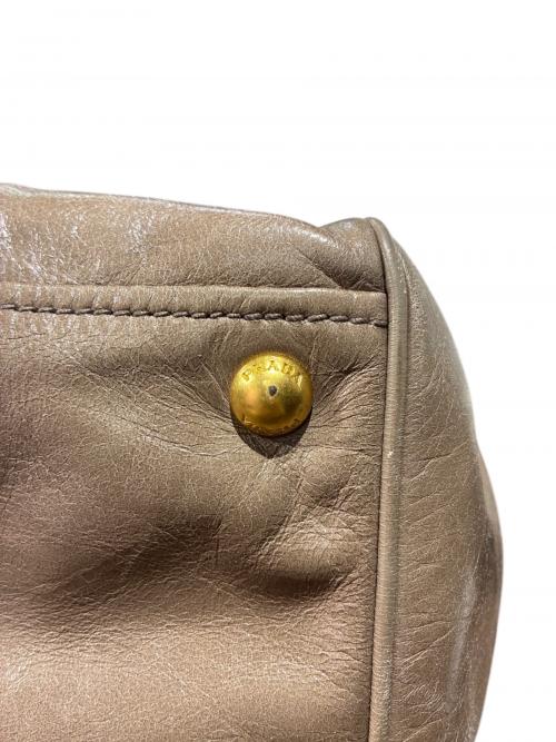 PRADA（プラダ）PRADA (プラダ) 2WAYショルダーバッグ グレーの古着・服飾アイテム