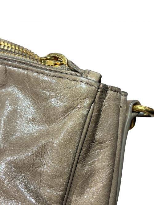 PRADA（プラダ）PRADA (プラダ) 2WAYショルダーバッグ グレーの古着・服飾アイテム