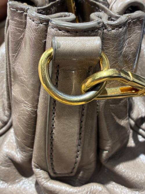 PRADA（プラダ）PRADA (プラダ) 2WAYショルダーバッグ グレーの古着・服飾アイテム