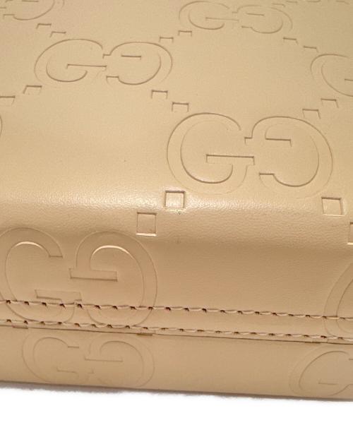 GUCCI（グッチ）GUCCI (グッチ) GGスーパーミニバッグ/790133 ベージュの古着・服飾アイテム