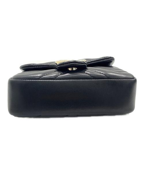 GUCCI（グッチ）GUCCI (グッチ) GGマーモントミニ ショルダーバッグ ‎841290 AAFAX 1000 ブラック サイズ:ミニの古着・服飾アイテム