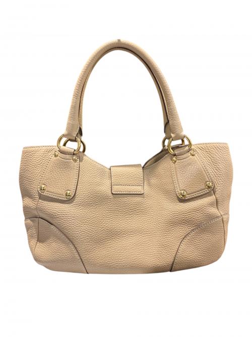 PRADA（プラダ）PRADA (プラダ) バックルハンドバッグ/BR4627 ベージュ サイズ:-の古着・服飾アイテム