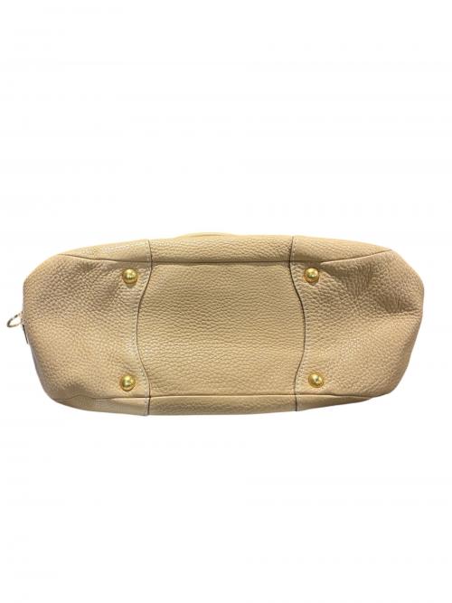 PRADA（プラダ）PRADA (プラダ) バックルハンドバッグ/BR4627 ベージュ サイズ:-の古着・服飾アイテム