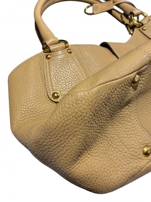 PRADA（プラダ）PRADA (プラダ) バックルハンドバッグ/BR4627 ベージュ サイズ:-の古着・服飾アイテム