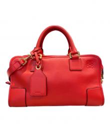 LOEWE（ロエベ）の古着「Amazona 28 Boston Bag/アマソナ 28」｜レッド