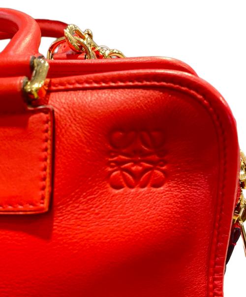 LOEWE（ロエベ）LOEWE (ロエベ) Amazona 28 Boston Bag/アマソナ 28 レッドの古着・服飾アイテム