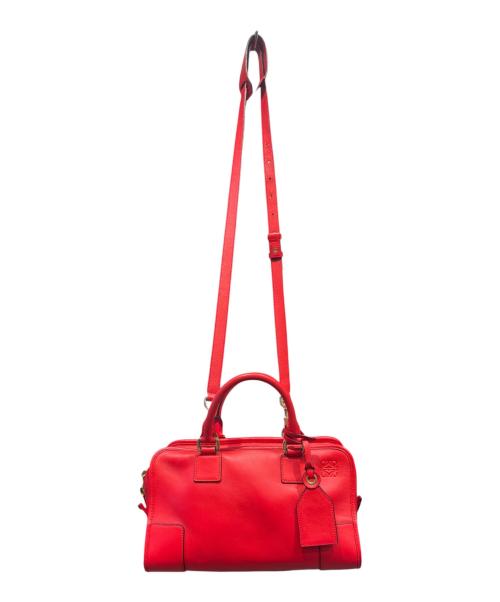 LOEWE（ロエベ）LOEWE (ロエベ) Amazona 28 Boston Bag/アマソナ 28 レッドの古着・服飾アイテム