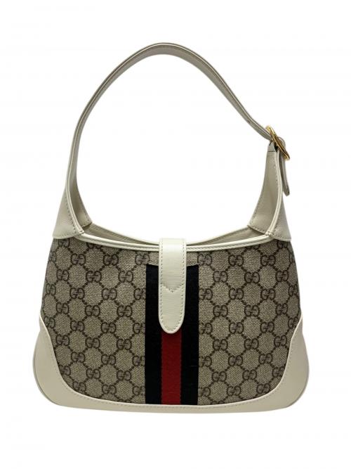 GUCCI（グッチ）GUCCI (グッチ) ショルダーバッグ/636706 グレー×ホワイト サイズ:-の古着・服飾アイテム