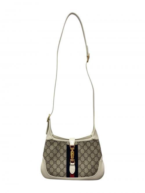 GUCCI（グッチ）GUCCI (グッチ) ショルダーバッグ/636706 グレー×ホワイト サイズ:-の古着・服飾アイテム