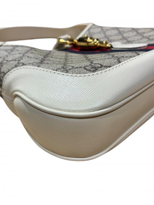 GUCCI（グッチ）GUCCI (グッチ) ショルダーバッグ/636706 グレー×ホワイト サイズ:-の古着・服飾アイテム