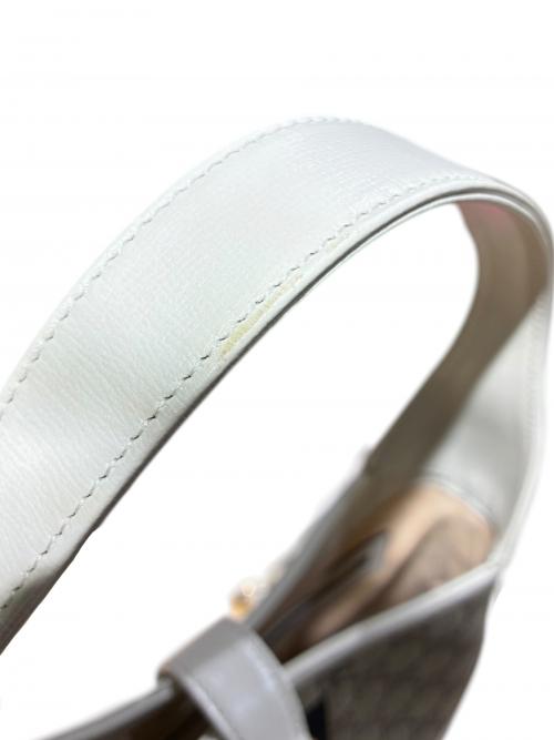 GUCCI（グッチ）GUCCI (グッチ) ショルダーバッグ/636706 グレー×ホワイト サイズ:-の古着・服飾アイテム